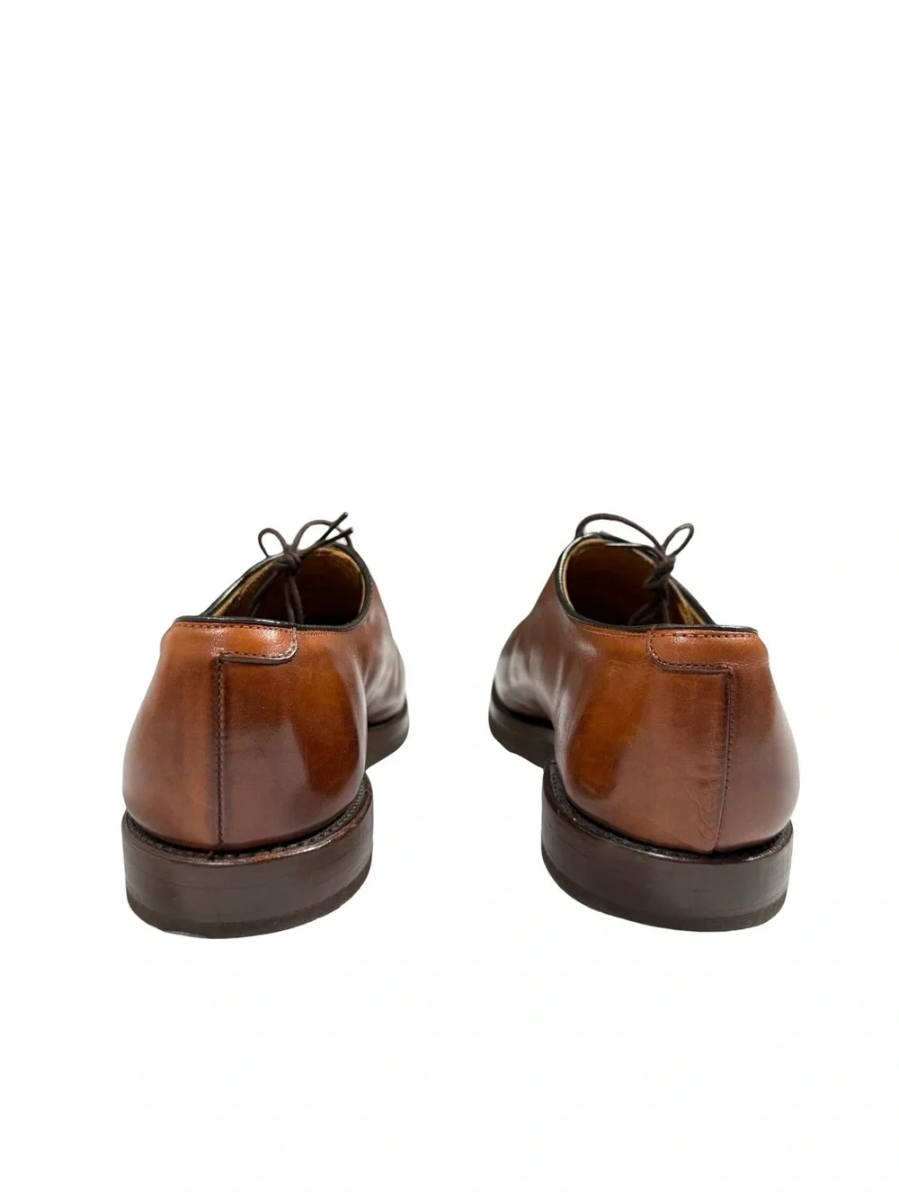 Allen Edmonds Delray Brown Leather Split Toe Derby Dress Shoes Mens 10.5 D USA